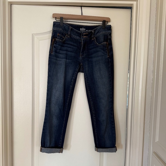 Jean Droit New York & Company Gris Taille 4 - Coton élasthanne - Neuf Avec étiquettes